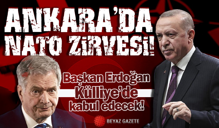 Başkan Erdoğan ve Finlandiya Cumhurbaşkanı Niinisto arasında kritik görüşme! Gündem: NATO üyeliği