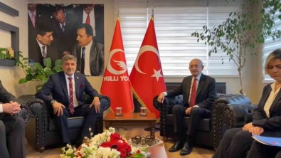 CHP Genel Baskani Kiliçdaroglu, Milli Yol Partisi Baskani Çayir'i Ziyaret Etti