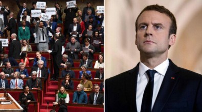 Macron'un diktatörlüğü dünya basınında: Tartışmalı reform oylamadan imzalandı