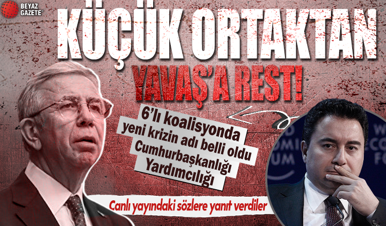 'Cumhurbaşkanlığı Yardımcılığı' sözleri 6'lı koalisyonda kriz yarattı: DEVA Partisi'nden Mansur Yavaş'a rest!