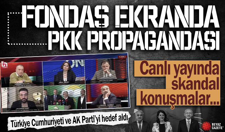 Halk TV canlı yayınında skandal! Açık açık PKK propagandası yapıldı
