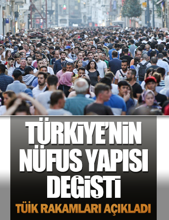 Türkiye'de 65 ve daha yukarı yaştaki nüfus 5 yılda yüzde 22,6 arttı