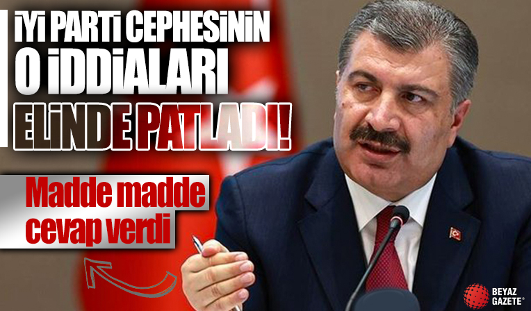İYİ Partili doktorun salgın iddialarına Sağlık Bakanı Fahrettin Koca'dan yalanlama
