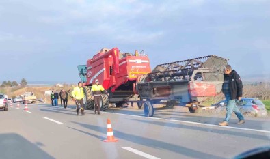 Tekirdag'da Otomobil Biçerdövere Çarpti Açiklamasi 1 Ölü