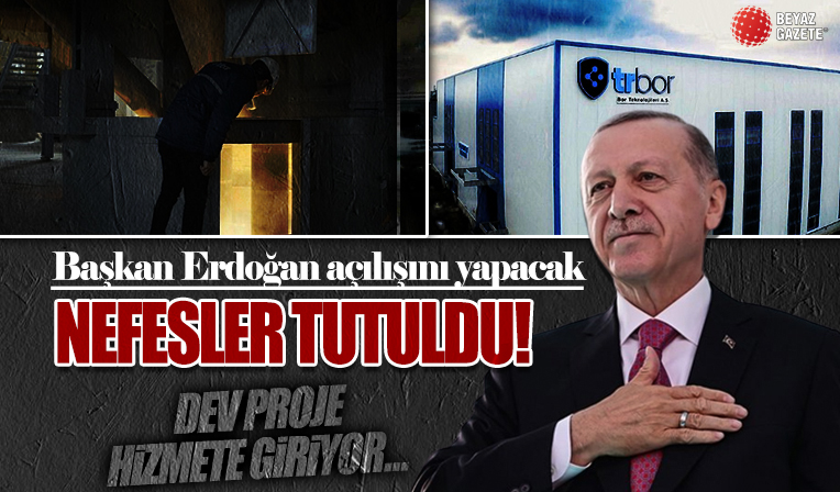 Türkiye'nin ilk bor karbür tesisi için nefesler tutuldu