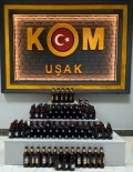 Usak'ta 159 Sise Kaçak Alkol Ele Geçirildi