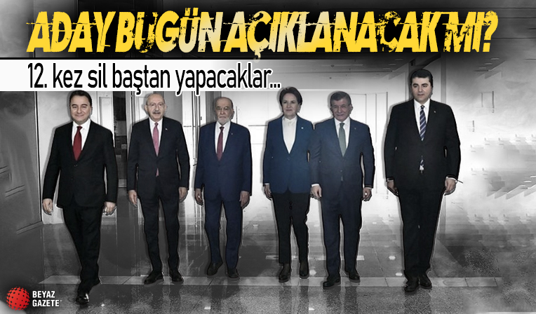 6'lı koalisyon 12. kez toplanıyor: Masanın adayı kim olacak? Kılıçdaroğlu'ndan dikkat çeken mesaj