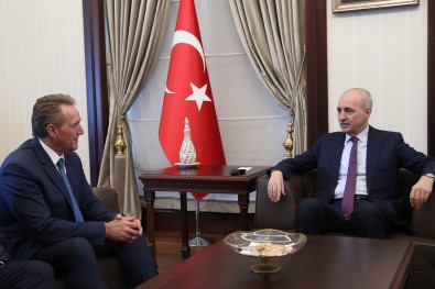 ABD Büyükelçisi Flake, AK Parti Genel Baskan Yardimcisi Kurtulmus Ile Görüstü