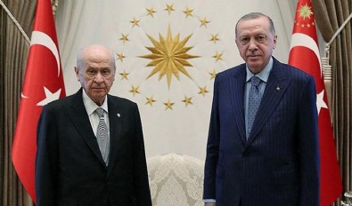 Cumhurbaşkanı Erdoğan, Bahçeli'yi kabul etti
