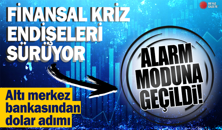 Finansal kriz endişeleri büyüyor: Altı büyük merkez bankasından dolar adımı