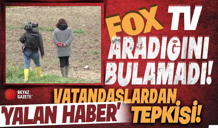 FOX TV, Şanlıurfa’da da aradığını bulamadı! Vatandaşlardan ‘yalan haber’ tepkisi!