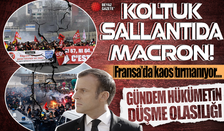 Fransa'da kaos tırmanıyor: Gündem hükümetin düşme olasılığı