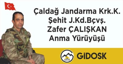 Giresun'da 2016 Yilinda Sehit Olan J.Kd.Bçvs. Zafer Çaliskan Için Zirve Yürüyüsü Düzenlendi