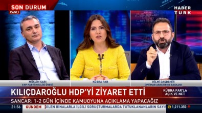 Canlı yayında 'Kılıçdaroğlu PKK'nın adayıdır' sözleri sonrası gergin anlar...
