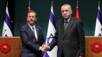  ERDOĞAN CANLI - Cumhurbaşkanı Erdoğan, İsrailli mevkidaşı Herzog ile görüştü