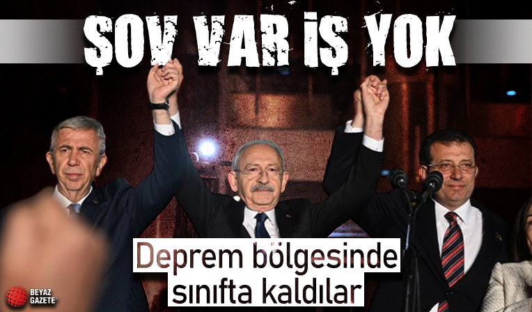 6’lı koalisyonun vitrin süsleri sınıfta kaldı! CHP'li belediyelerde şov var iş yok
