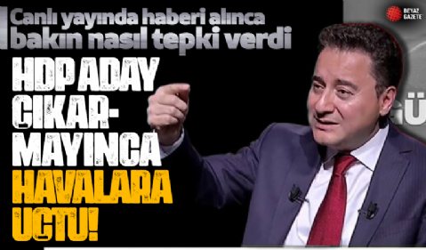 Ali Babacan'ı sevindiren son dakika haberi! HDP'nin Cumhurbaşkanı adayı çıkarmama kararını olumlu karşıladı