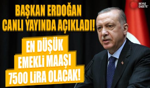 Başkan Erdoğan'dan canlı yayında önemli açıklamalar!