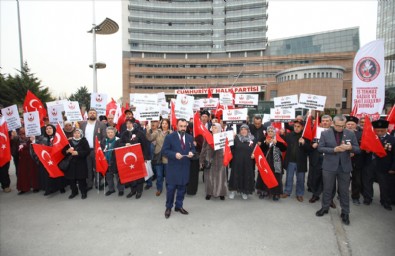 CHP'ye büyük tepki! Genel Merkez önünde protesto!