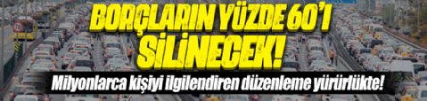 Milyonlarca kişiyi ilgilendiren düzenleme yürürlükte: Trafik cezalarının yüzde 60'ı silinecek