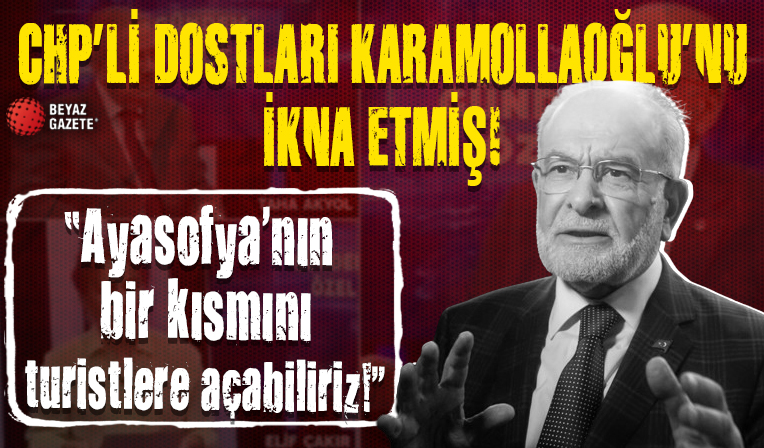 Temel Karamollaoğlu'ndan Ayasofya açıklaması: Bir kısmını turistlere açabiliriz