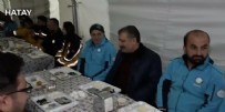  FAHRETTİN KOCA SON DAKİKA - Fahrettin Koca ilk sahuru Hatay'da sağlık çalışanlarıyla yaptı