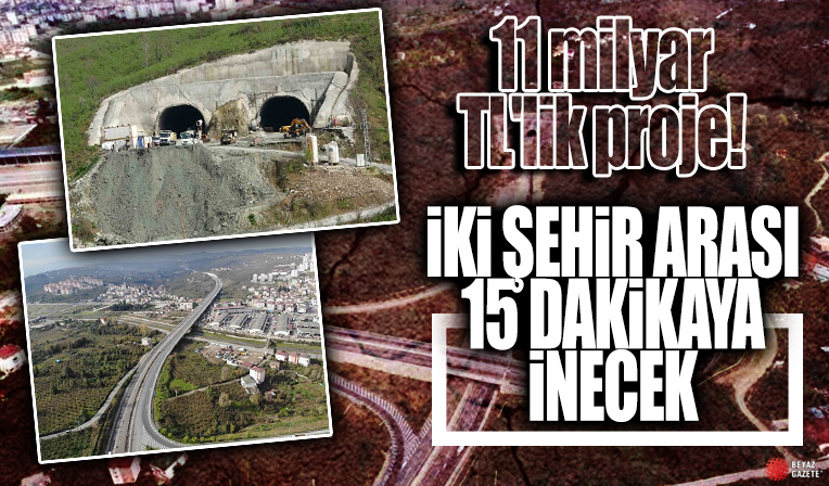 İki şehir arası 15 dakikaya inecek: 11 milyar TL'lik projede çalışmalar devam ediyor