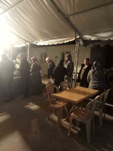 Kayseri Büyüksehir'den Deprem Bölgesindeki Ilk Konteyner Kentte Ilk Sahur