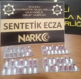Salihli'de 50 Adet Sentetik Uyusturucu Hap Ele Geçirildi