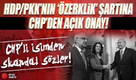 HDP/PKK'nın 'özerklik' şartına CHP'den açık onay: CHP'li vekil Yunus Emre'den skandal sözler!