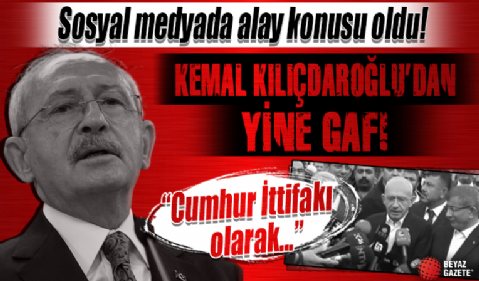 Kemal Kılıçdaroğlu'ndan 'Cumhur İttifakı' gafı! Davutoğlu böyle uyardı