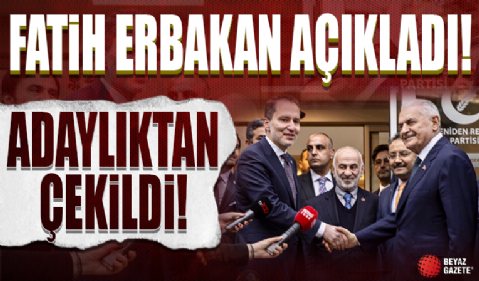 Yeniden Refah Partisi Genel Başkanı Fatih Erbakan'dan Cumhurbaşkanlığı Adaylığı açıklaması