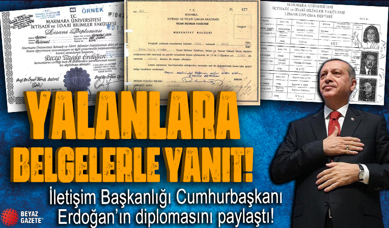 6'lı koalisyon yaydı, CHP tetikçileri balıklama atladı! 'Başkan Erdoğan'ın diploması yok' iftiralarını bir kez daha bozguna uğradı!