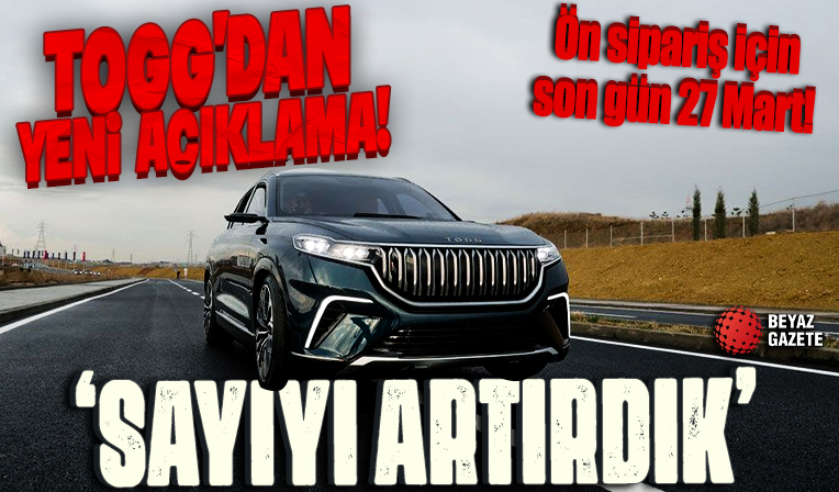 Togg'dan önemli gelişme