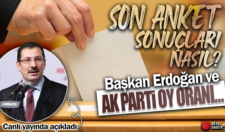 Son seçim anketi sonuçları nasıl? Başkan Erdoğan ve AK Parti oy oranı ne kadar? Ali İhsan Yavuz açıkladı!