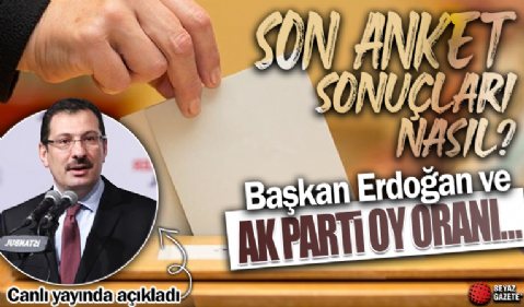 Son seçim anketi sonuçları nasıl? Başkan Erdoğan ve AK Parti oy oranı ne kadar? Ali İhsan Yavuz açıkladı!
