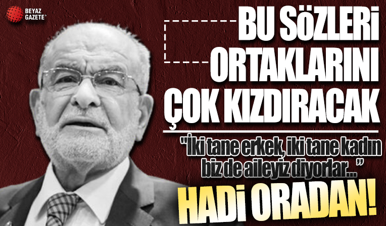 Temel Karamollaoğlu: Aile kadın ve erkekten oluşur, hadi oradan