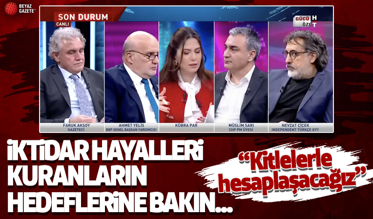 CHP'li Müslim Sarı: Kitlelerle hesaplaşacağız