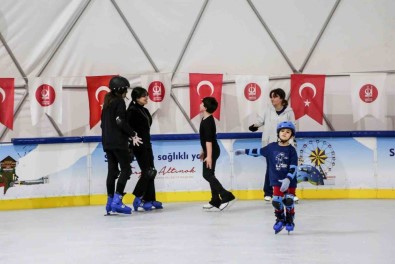 Keçiören'de Çocuklara Ücretsiz Paten Hizmeti