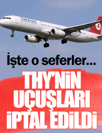 THY'den Tel-Aviv seferlerine iptal