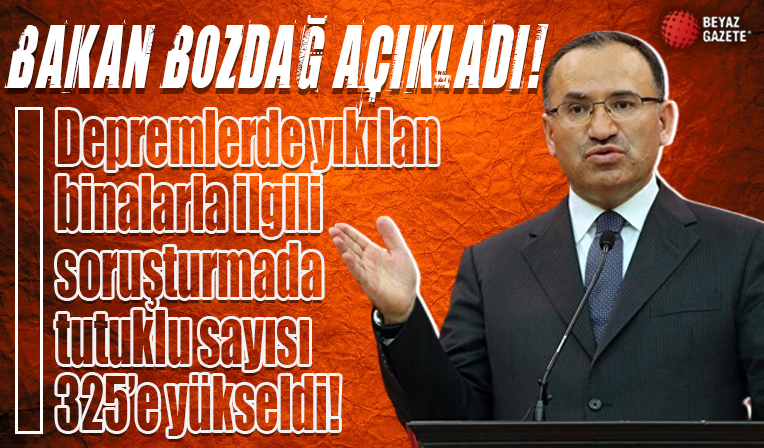 Depremlerde yıkılan binalarla ilgili soruşturmada tutuklu sayısı 325'e yükseldi