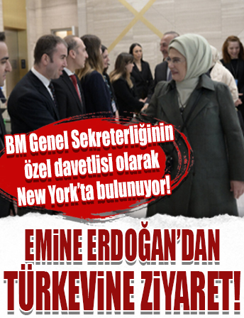 Emine Erdoğan'dan Türkevi’ne ziyaret...