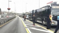 15 TEMMUZ ŞEHİTLER KÖPRÜSÜ - 15 Temmuz Şehitler Köprüsü'nde metrobüs arızası