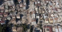  HATAY - Hatay'da depremin şiddeti bir kez daha ortaya çıktı: Öncesi ve sonrası yıkımın boyutu