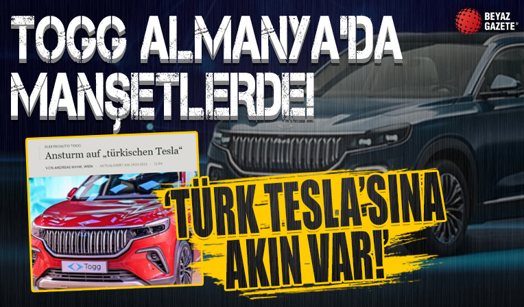 TOGG Almanya'da manşetlerde: Türk Tesla'sına akın var