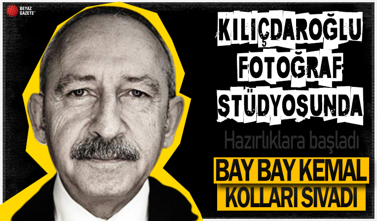 Altılı Masa'dan cumhurbaşkanı adayı olarak çıktığı değerlendirilen Kılıçdaroğlu seçim kampanyası için fotoğraf stüdyosunda