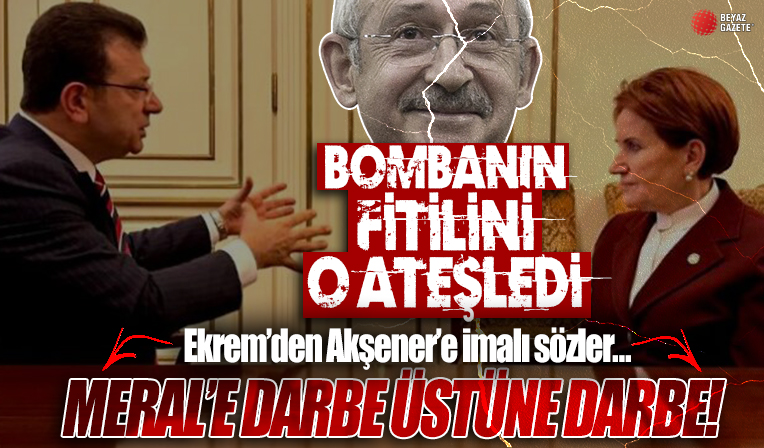 CHP'li İBB Başkanı İmamoğlu'ndan Meral Akşener'e büyük şok: Benim adayım genel başkanımdır