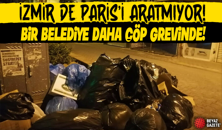 CHP'li Karşıyaka Belediyesi işçileri, maaşlarını alamayınca iş bıraktı! Sokaklar çöple doldu