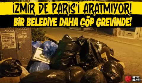 CHP'li Karşıyaka Belediyesi işçileri, maaşlarını alamayınca iş bıraktı! Sokaklar çöple doldu