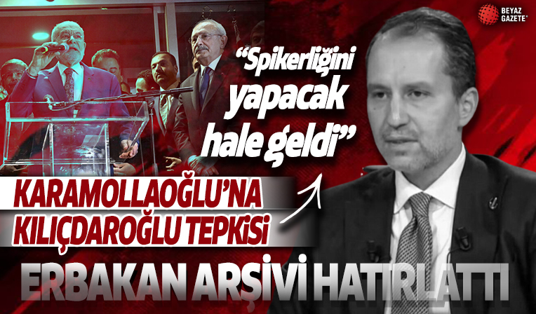 Fatih Erbakan'dan Karamollaoğlu'na Kılıçdaroğlu tepkisi: Spikerliğini yapacak hale geldi